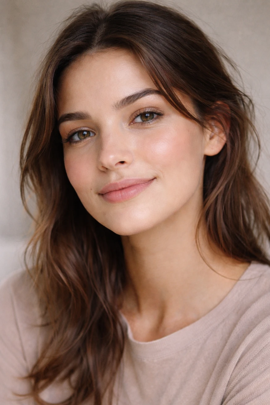 Maquillage non touring au quotidien avec teint naturel, peau lumineuse et effet bonne mine sans contouring