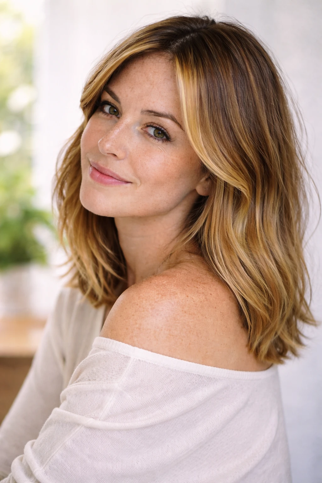 Hair strobing : technique de coloration qui illumine le visage grâce à des mèches claires placées stratégiquement