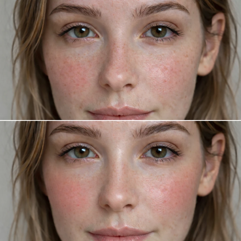 Reverse nose contouring pour affiner le nez grâce à un jeu de lumière naturel
